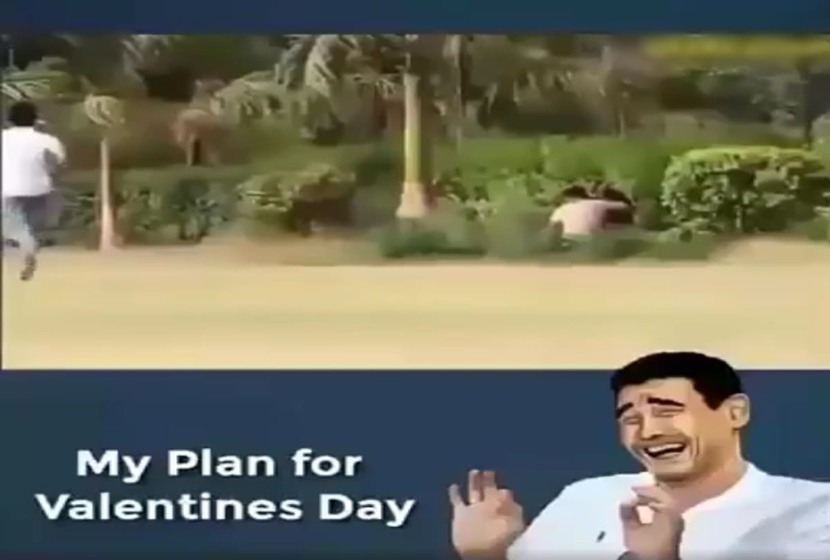 Prank video being viral on social media just before Valentines Day    
