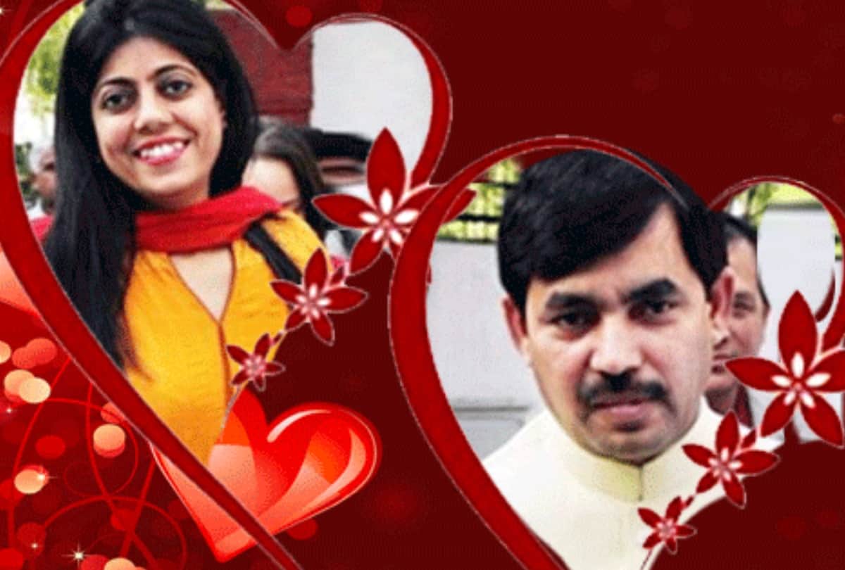 valentines day bjp leader shahnawaz hussain love story 9 years dtc bus and this how he propose