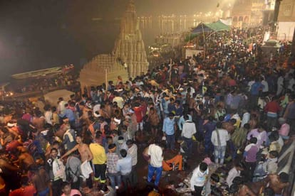 heavy celebration by devotee on the occasion of shivaratri in varanasi