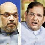 Amit Shah & Sharad Yadav