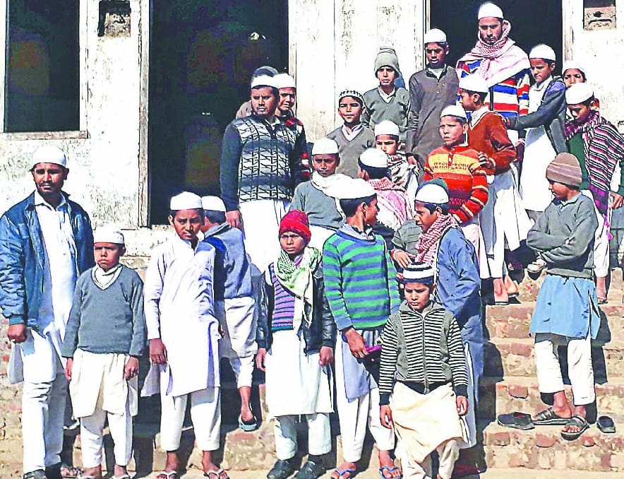 Leopard reached madrasa
