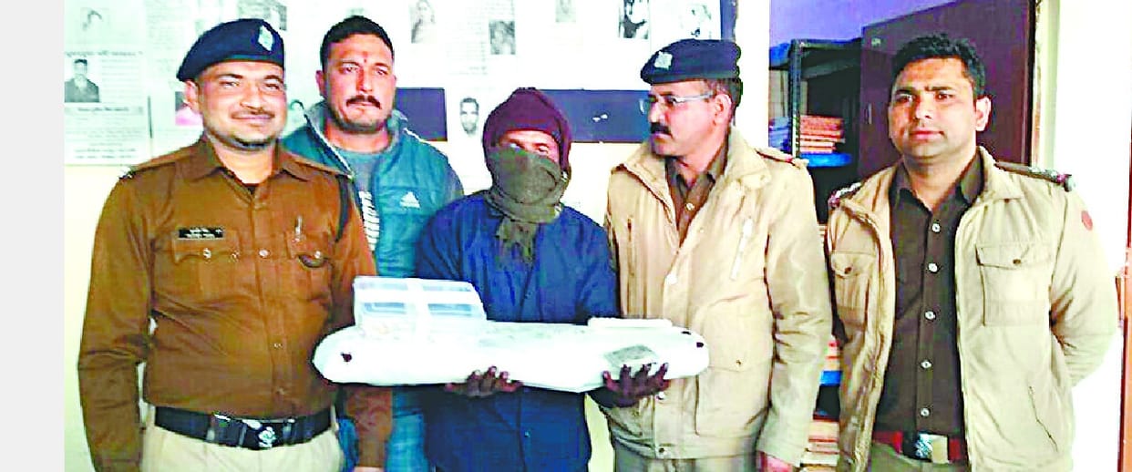 one caught stealing copper from machine