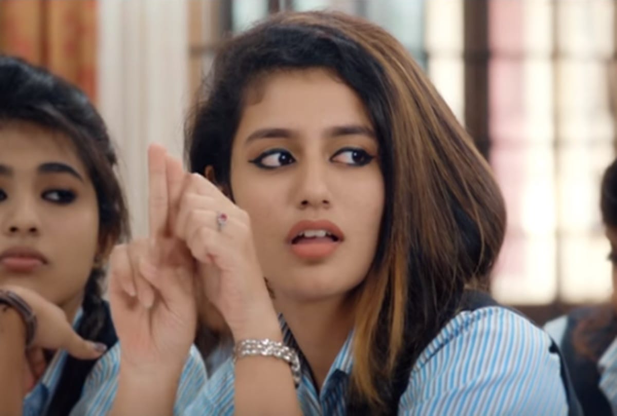 priya prakash varrier video song images controversy 