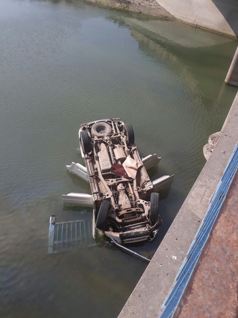 kasganj Scorpio fall in canal boy died 