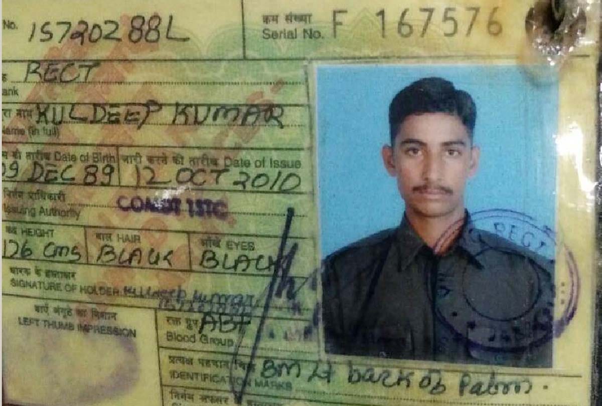 Army jawan died in Harsh firing
