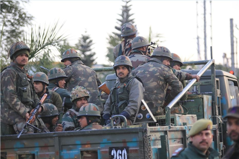 Terror Attack may be on india, indian army on red alert