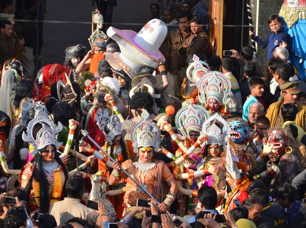 celebrated mahashivratri in mathura city