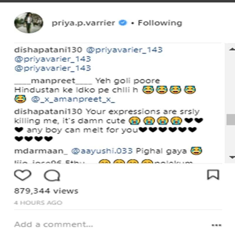 Social Media reaction after Priya Prakash posts new teaser of her film Oru adaar love