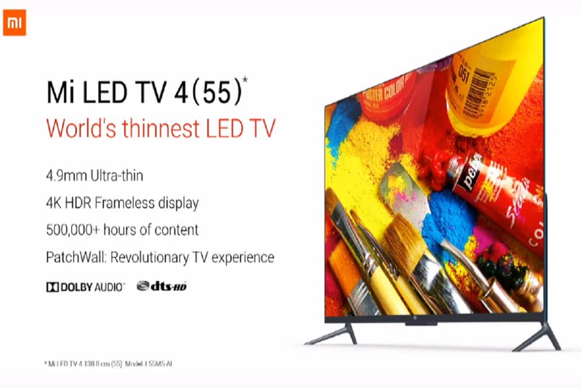 Xiaomi Mi TV 4A and Mi TV 4 goes to sale in India today 