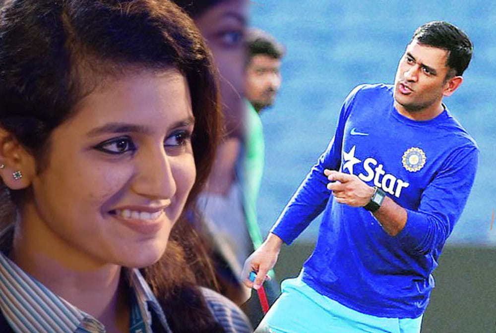Priya prakash Varrier reveals her favourite Indian cricketer