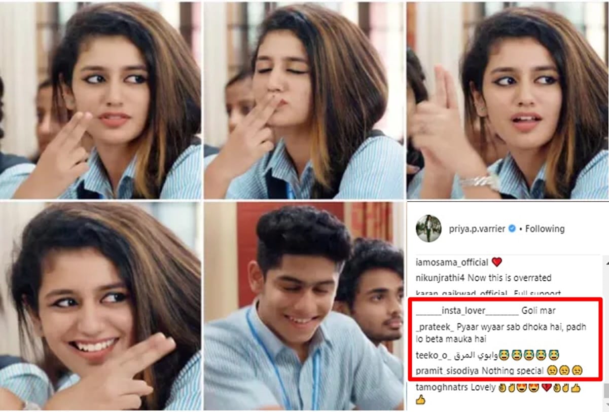 Social Media reaction after Priya Prakash posts new teaser of her film Oru adaar love