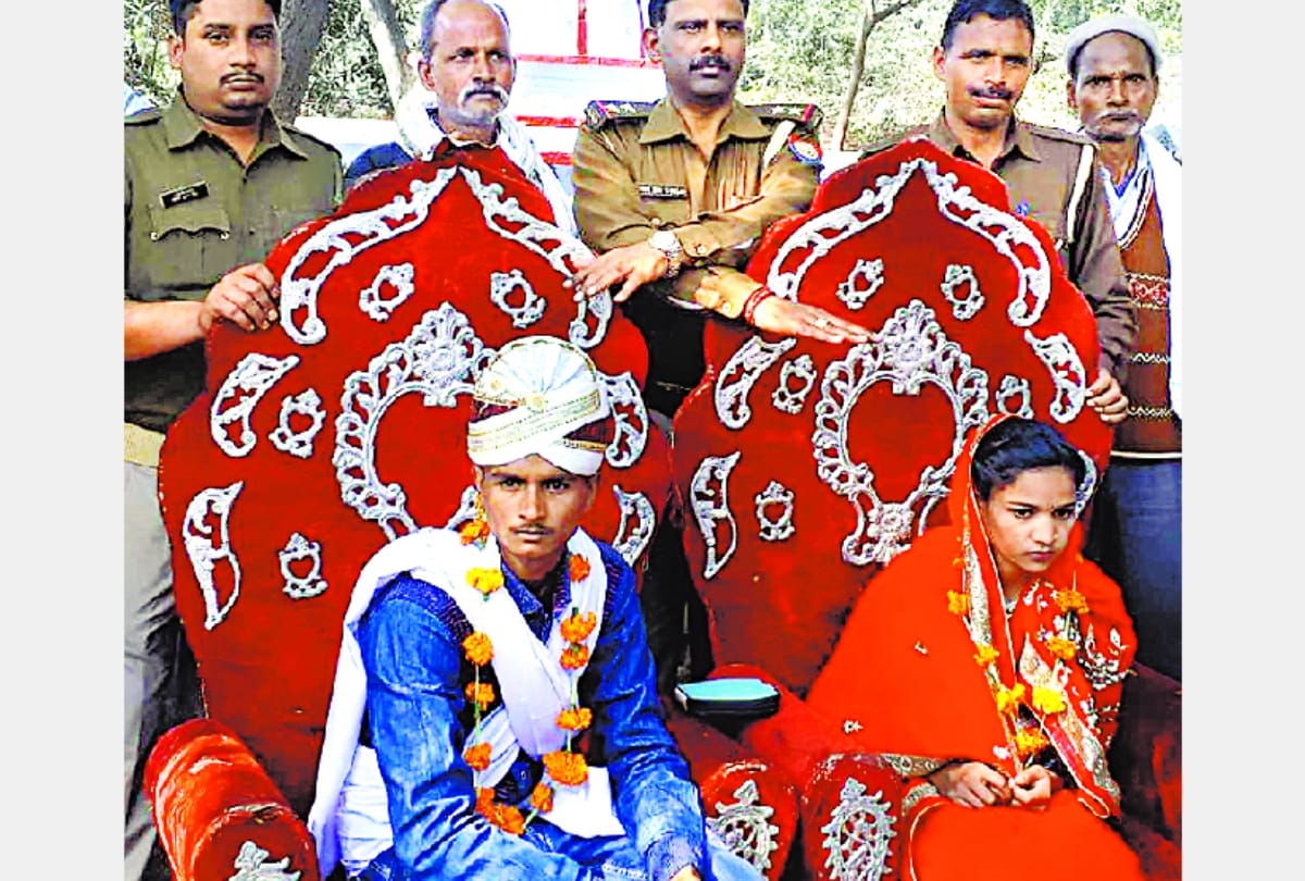 the couple married in a police station on valentines day