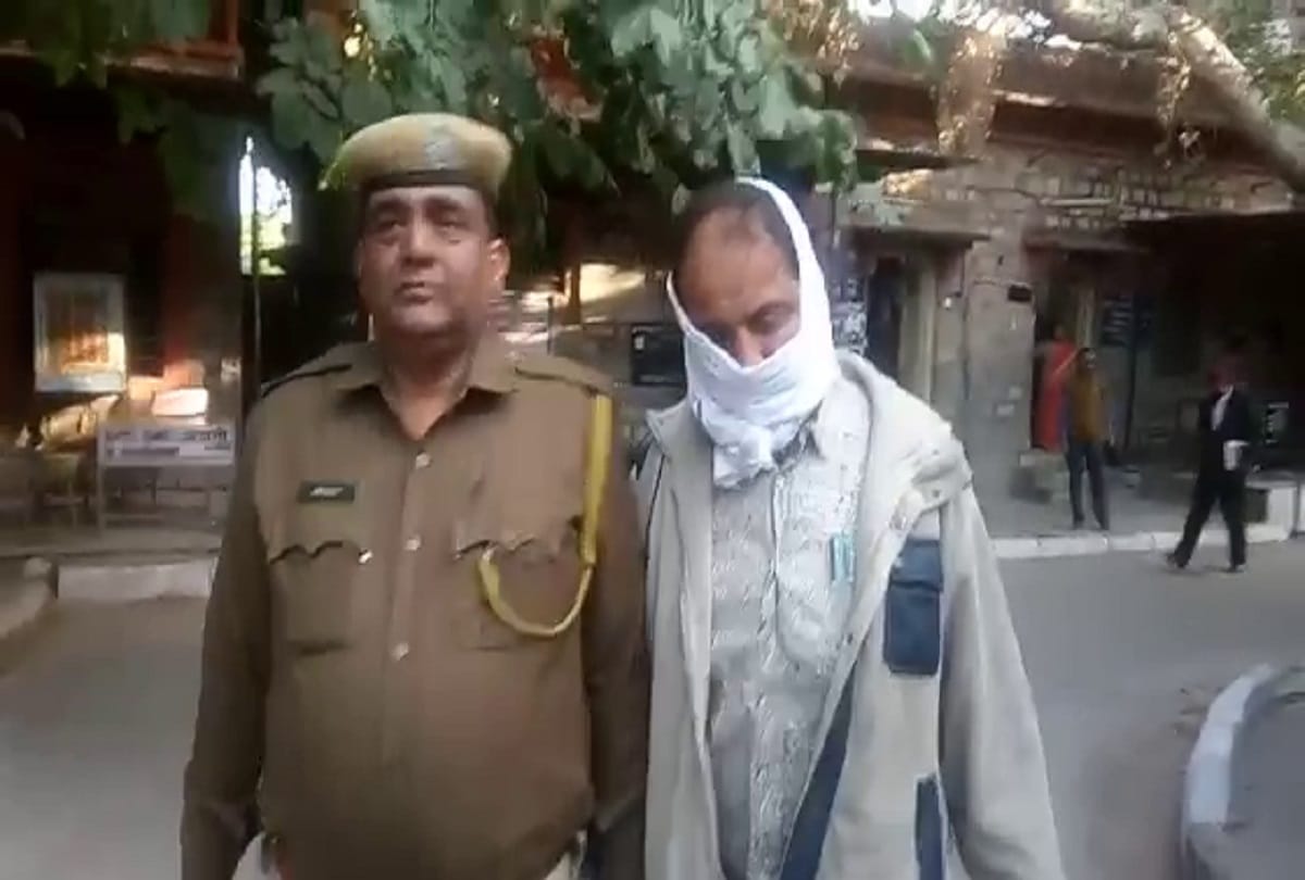 The accused who blackmailing case, suddenly arrived court in ajmer