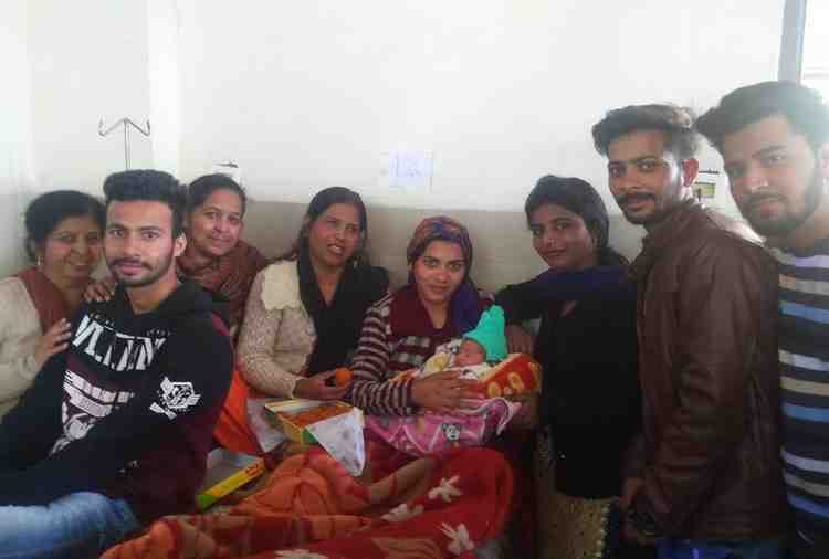 baby girl born on valentines day in amritsar