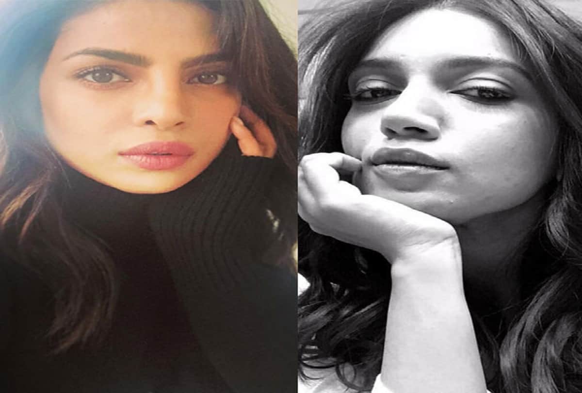 Is actress bhoomi pednekar following to priyanka chopra see the these pics