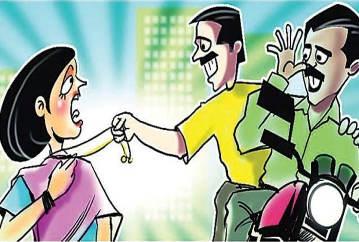 woman Looted in kanpur market