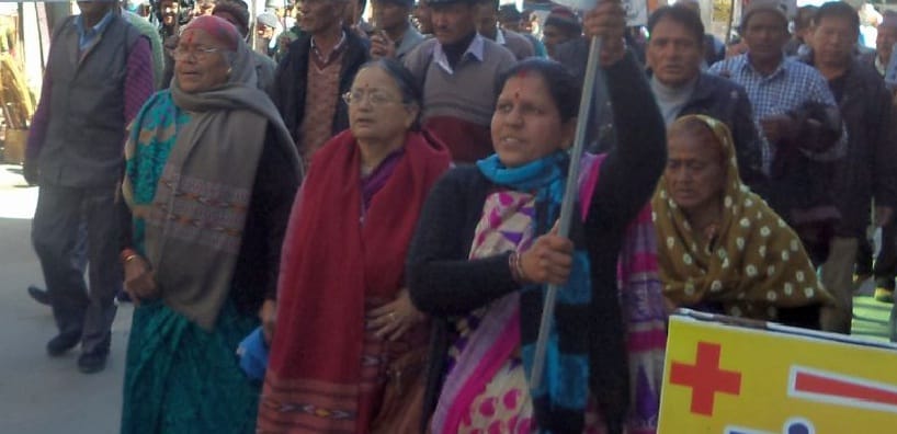 Ex-army servicemen protest against pakistan