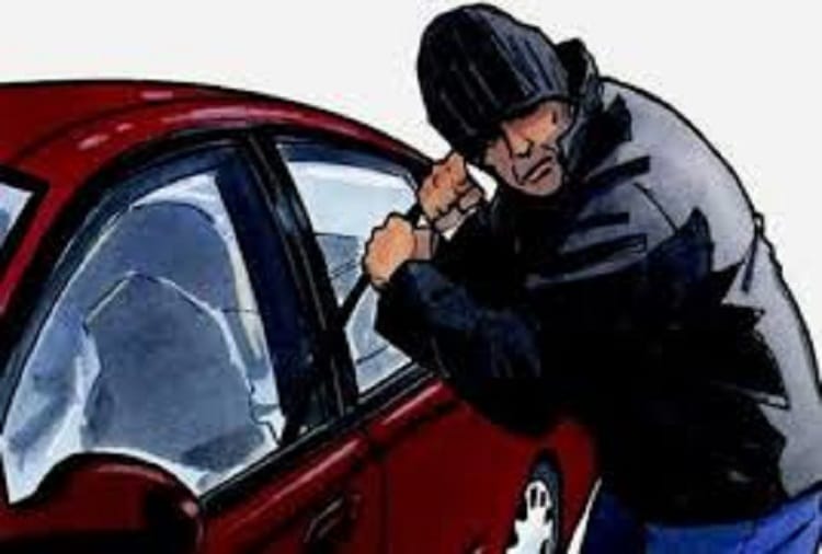 Rajasthan Ex-health minister scorpio theft near congress office jaipur 