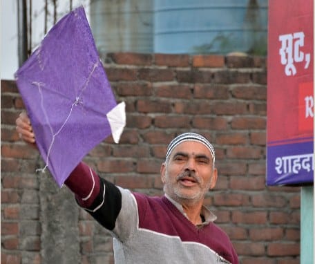 Kites flying with RDX and AK47