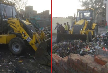 lady died when mcd jcb hit the wall and the wall fall on the family