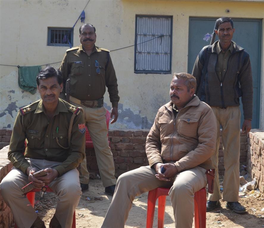  Police force deployed after killing in Khandari Garhi