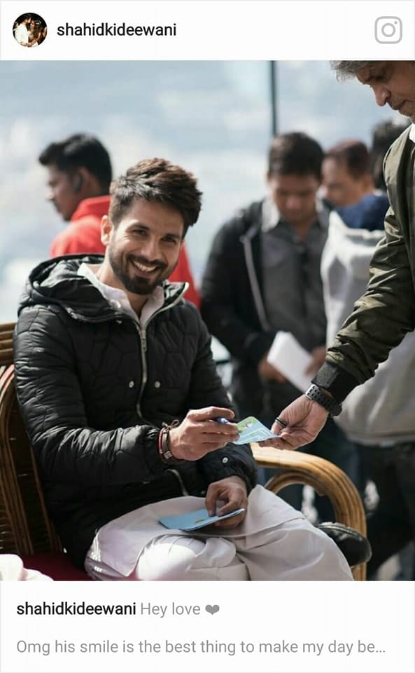 Shahid kapoor called shraddha to new name Nauti