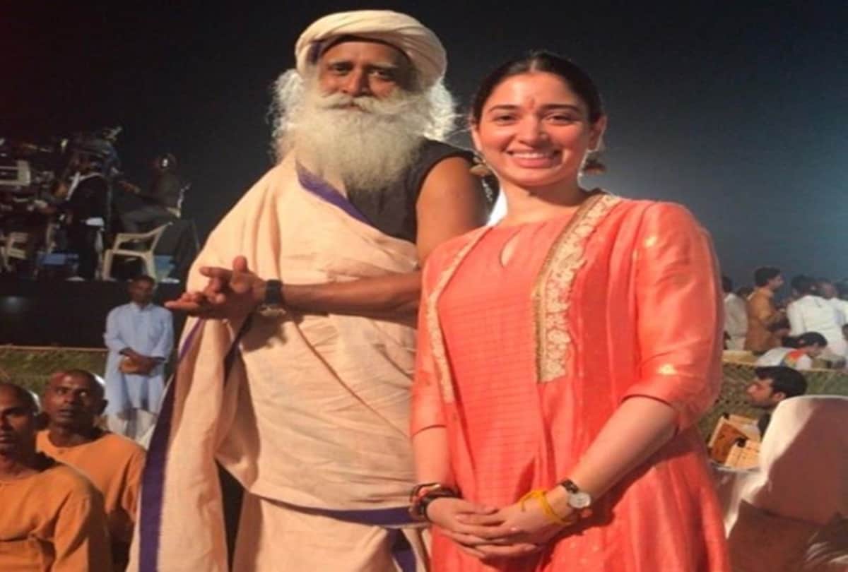 Tamanna Bhatia danced on Maha shivaratri in Isha Yoga Center