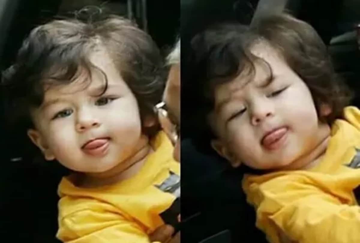 kareena kapoor son taimur ali khan spotted out of his gym