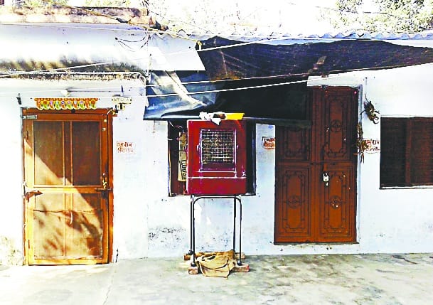 Lock lock at Krishna's house