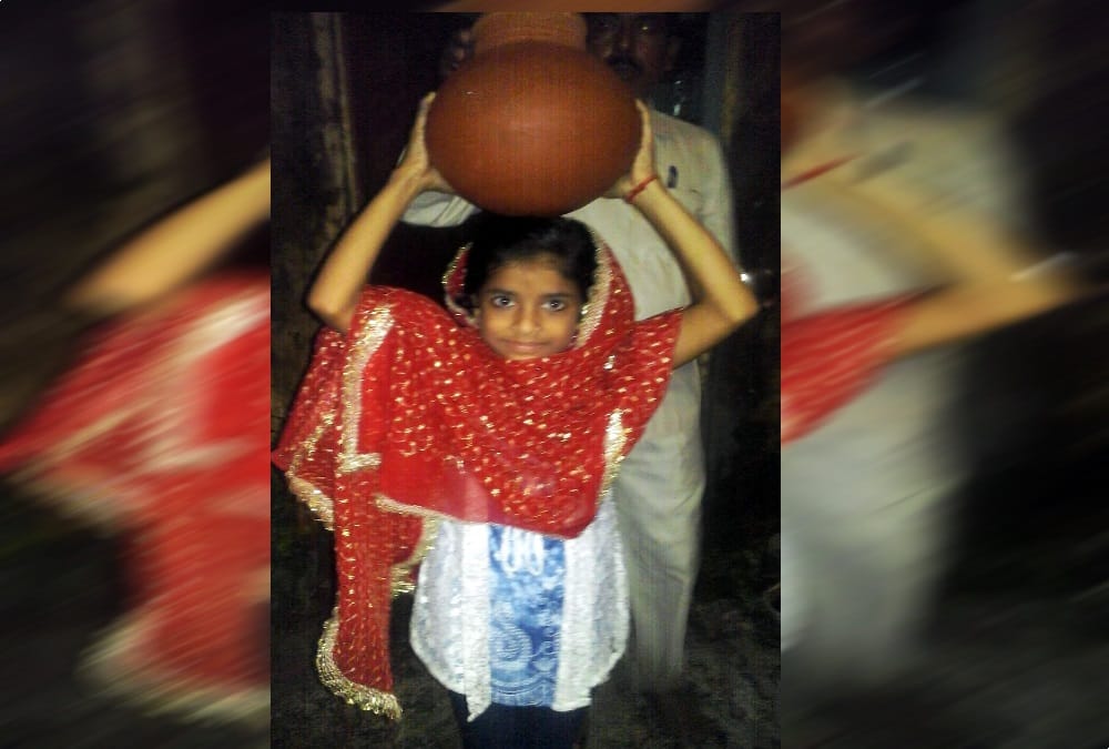 Accident in haldwani dumper crushed eight year old girl she died