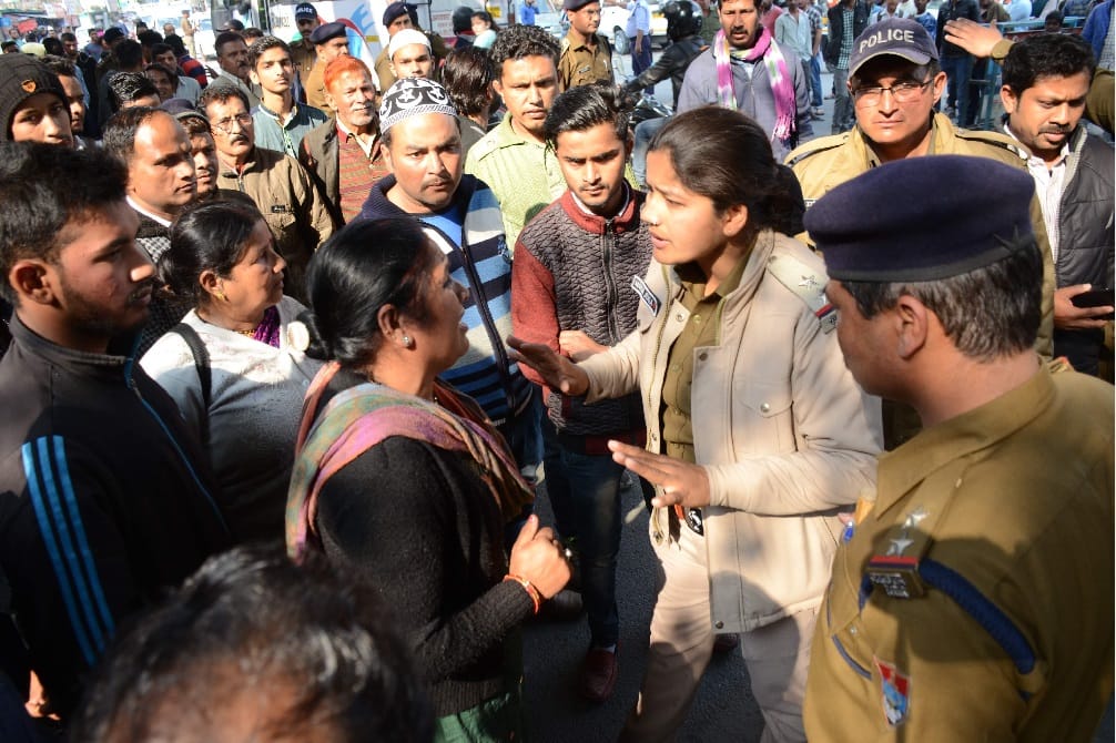 Accident in haldwani dumper crushed eight year old girl she died