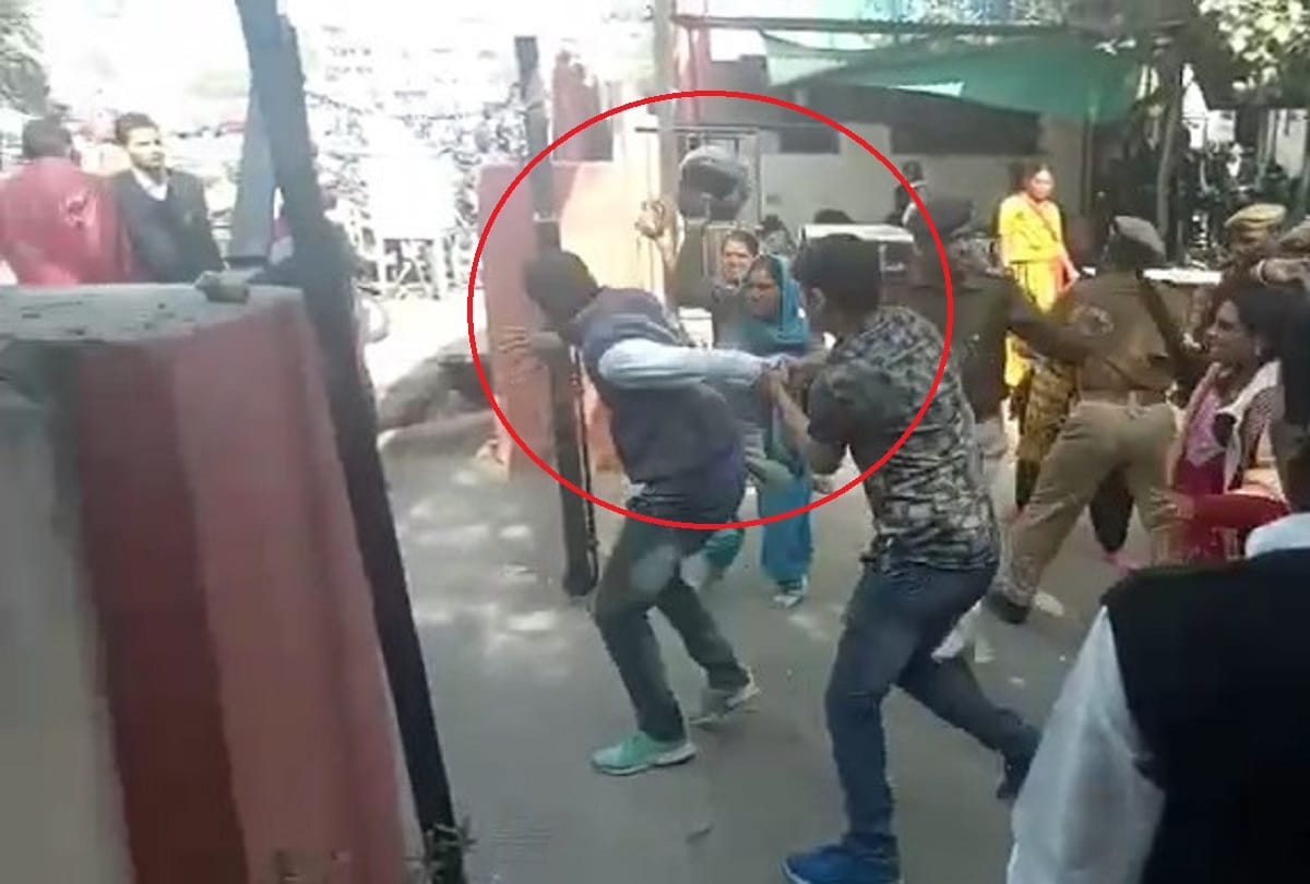 Attack on the accused in the court premises in ajmer rajasthan