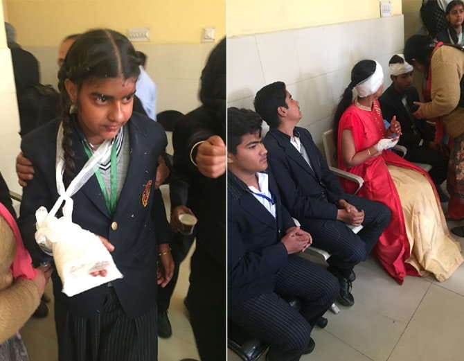 girl student and driver killed in school bus accident
