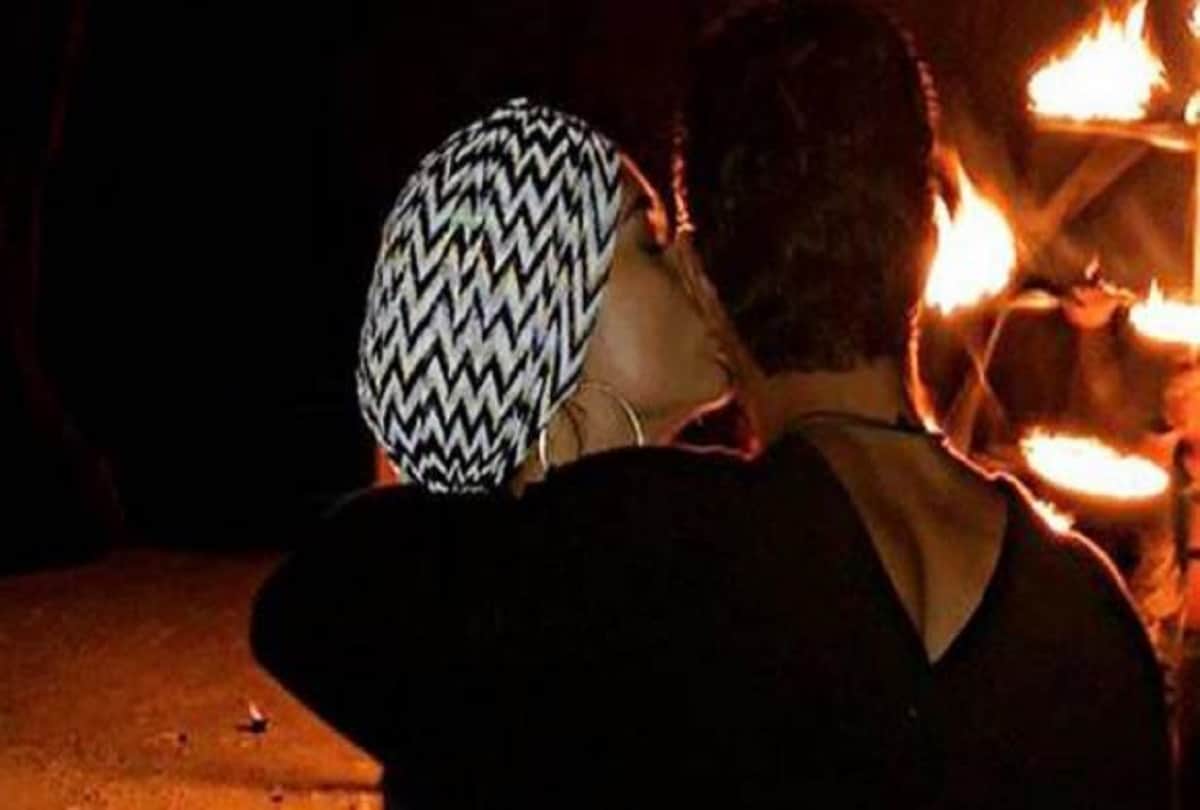 actress amy jackson kiss shot with boyfriend george panayiotou is viral 