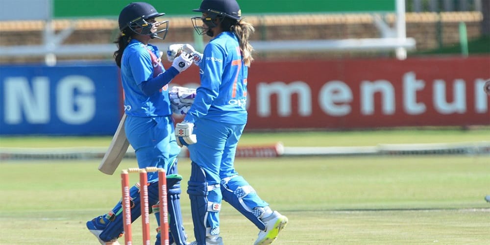 indian women team beats south africa in second t20i by 9 wickets