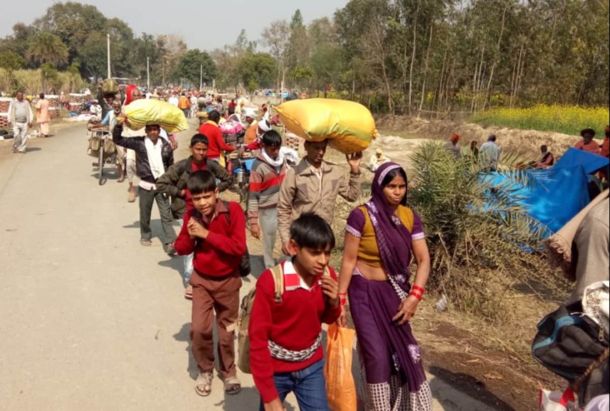 84 kosi parikrama started in naimisharanya