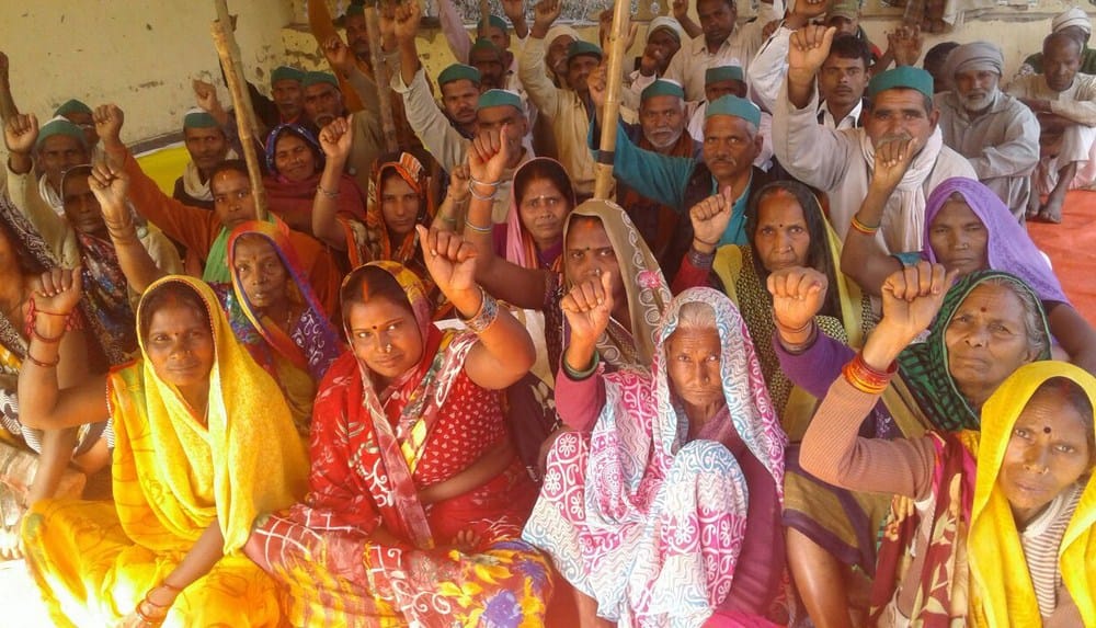 protest for kota shop