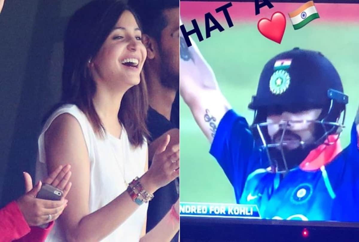 This is how Anushka Sharma celebrates Husband Virat Kohli century