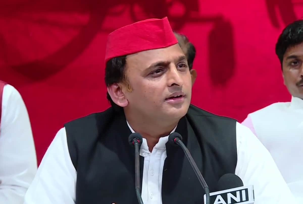 akhilesh yadav talks to media over uttar pradesh budget.