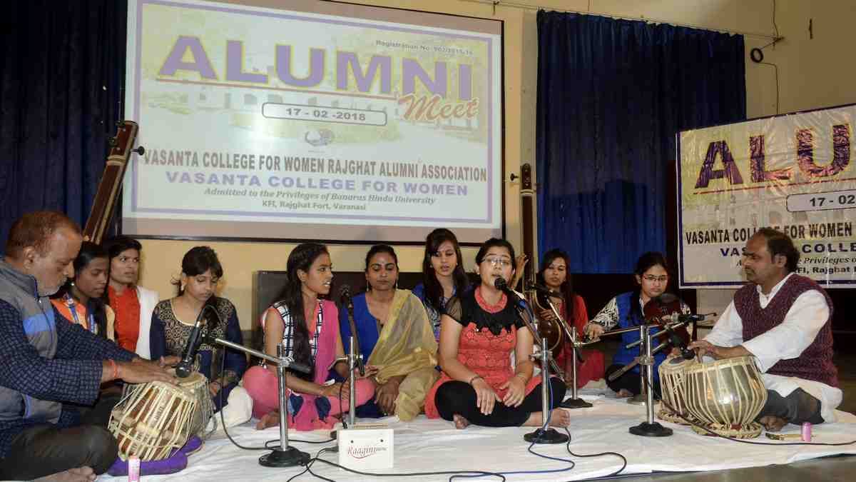 Alumni meet in vasanta college in varanasi