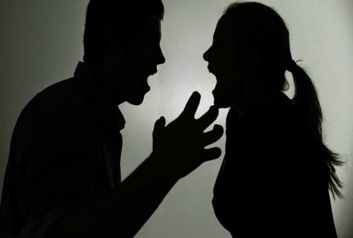husband beat his wife