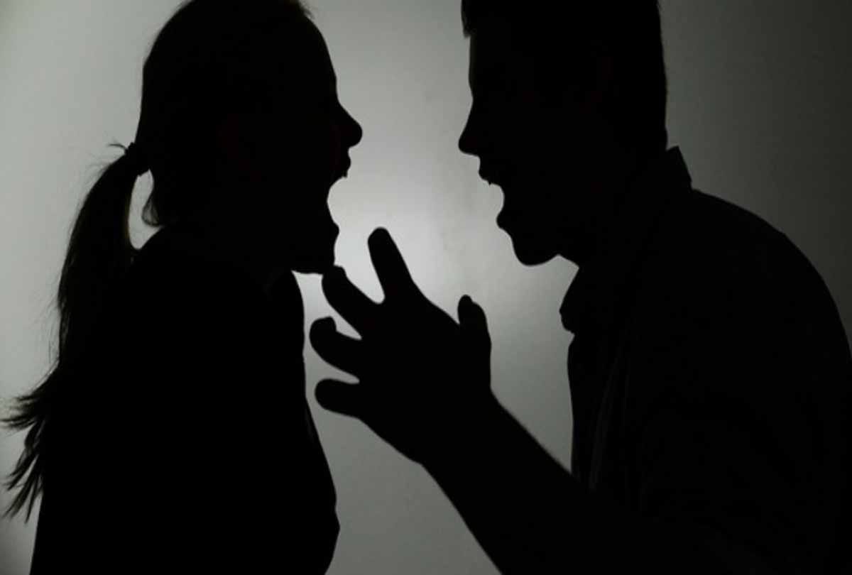 husband beat his wife