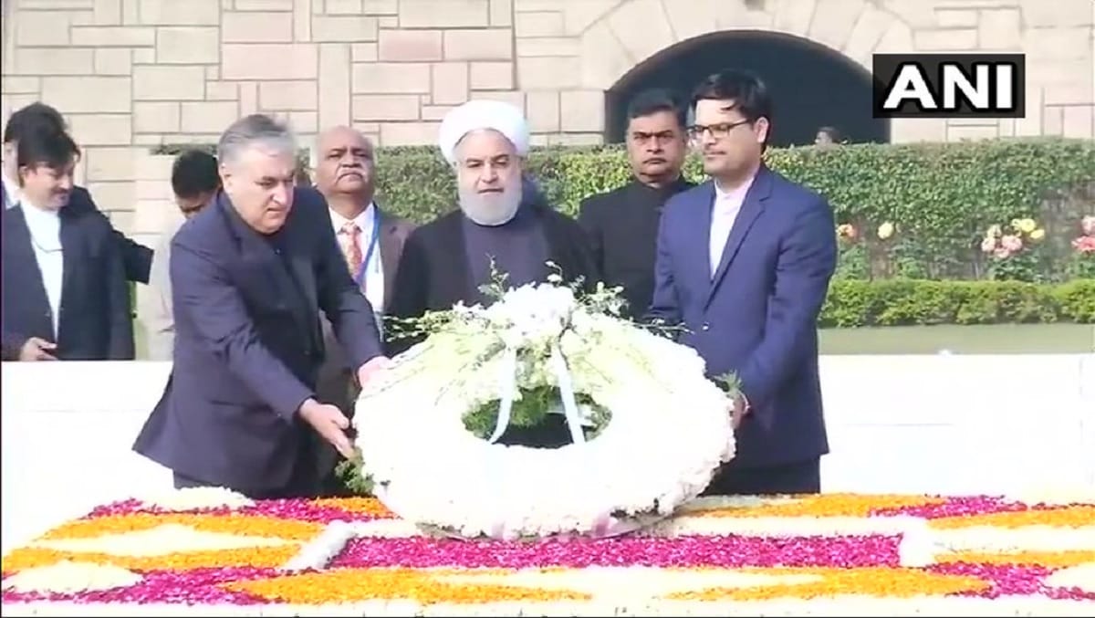 Iran President Hassan Rouhani meets President Ramnath Kovind and PM Modi at Rashtrapati Bhawan