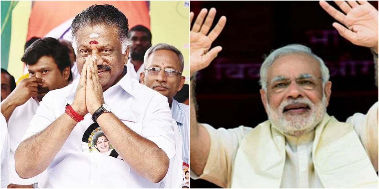 PM modi behind the AIADMK merger says deputy chief minister O Panneerselvam