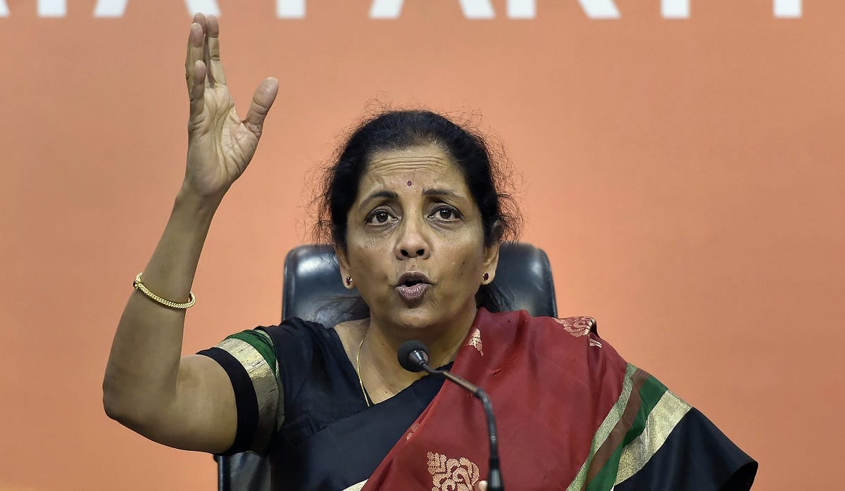 Nirmala Sitharaman attended bjp foundation day in lucknow