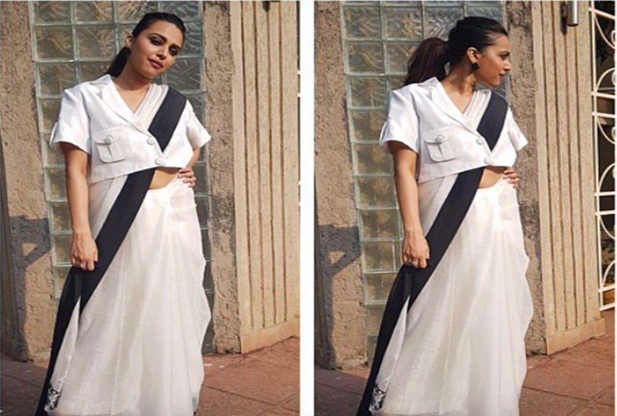 Swara Bhaskar trolled on social media after wearing saree