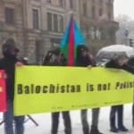 slogans raised agaist pakistan chinas CPEC in germany by bloach republican party