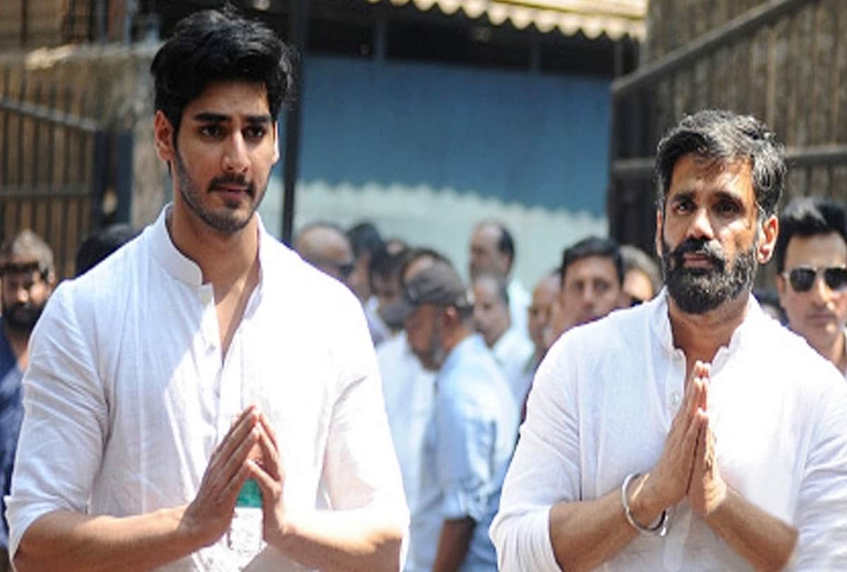 suneil shetty's son ahaan shettey to debut bollywood opposite sara ali khan