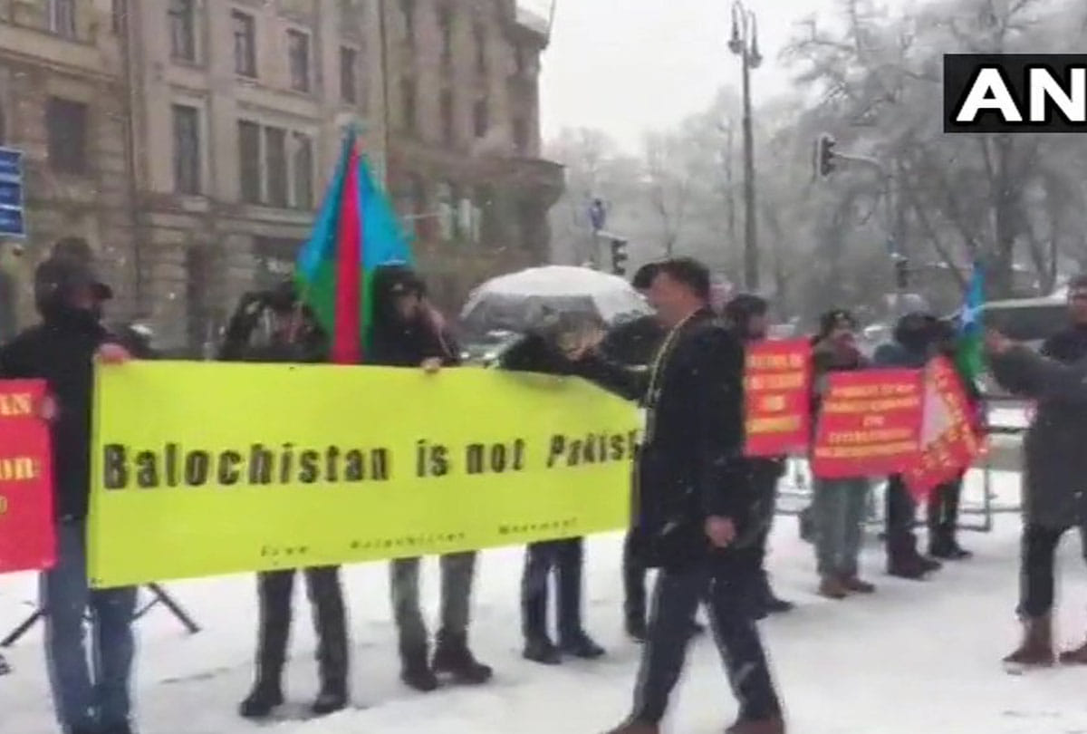 slogans raised agaist pakistan chinas CPEC in germany by bloach republican party