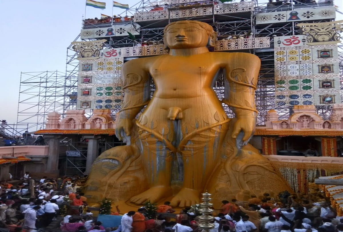 jain maha kumbh at shravanbelagola begin